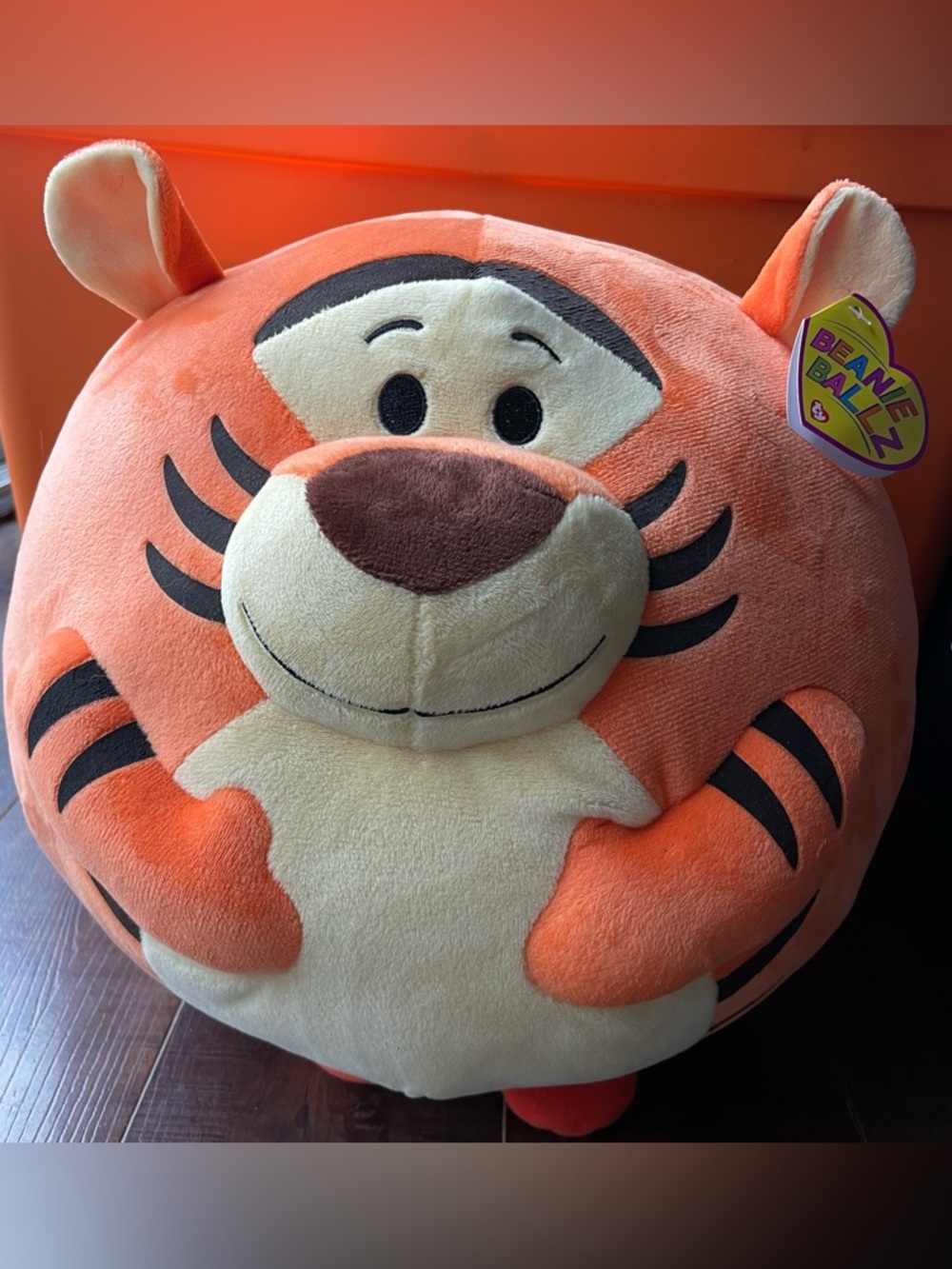 BNWT Tigger Stuffed Animal Ty Beanie Ballz